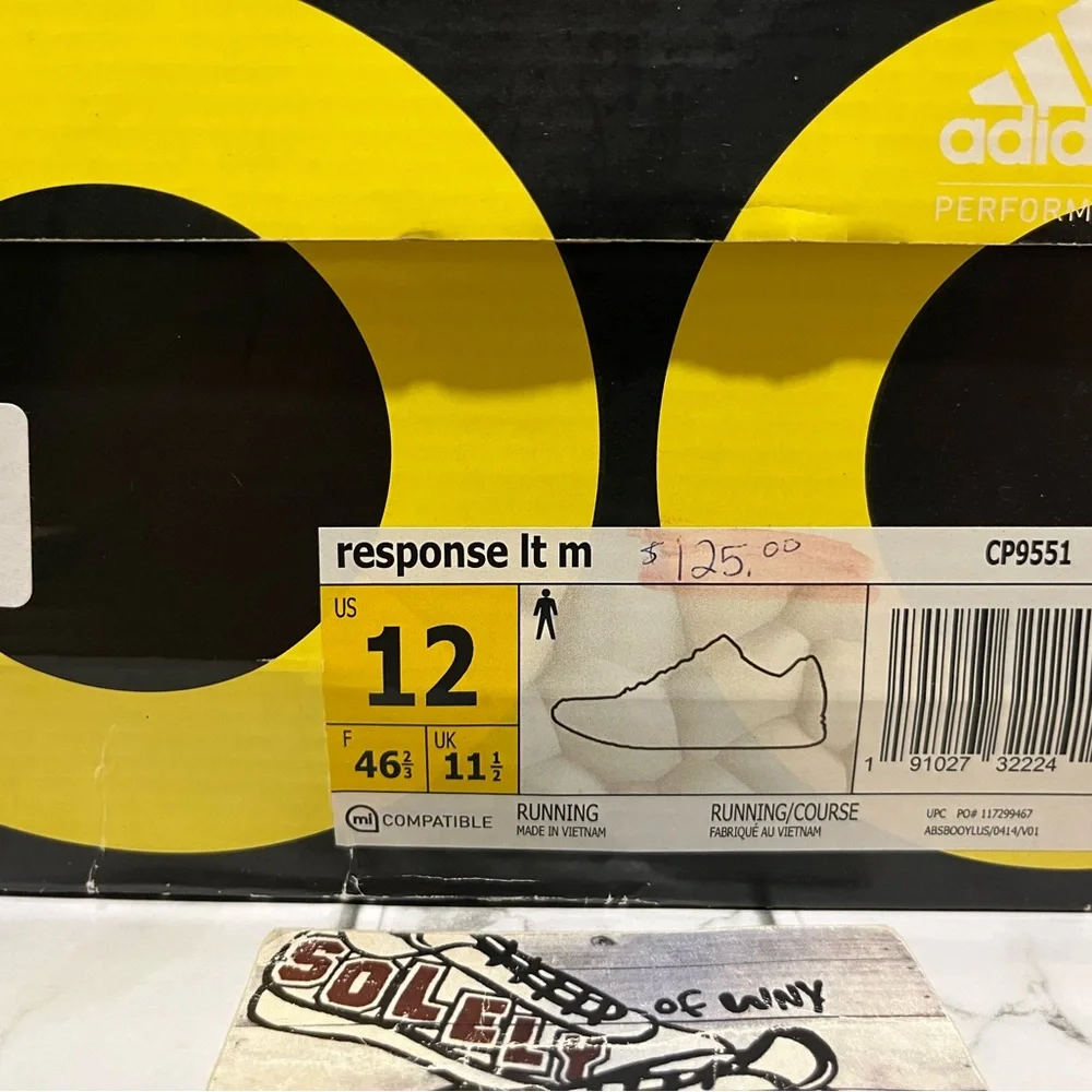 New Adidas Response LT Boost Navy Blue Running Shoes Ultra Boost Gym Training - Picture 16 of 16